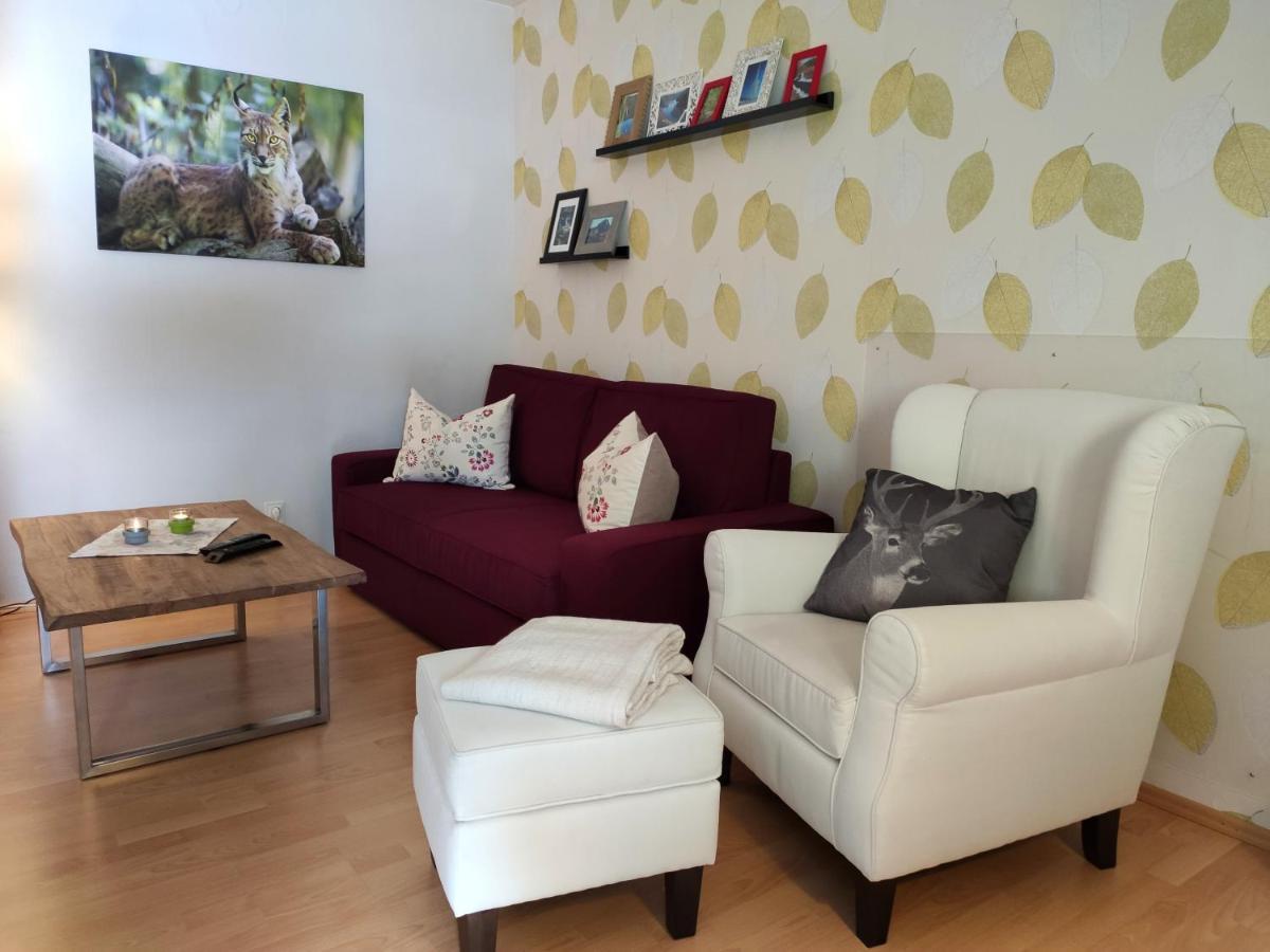 Ferienwohnung Harzluchs Mit Balkon, Netflix Und Sauna Im Haus Hohegeiß Exteriör bild